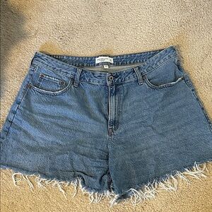 Abercrombie & Fitch Women’s Curve Love High Rise Shorts